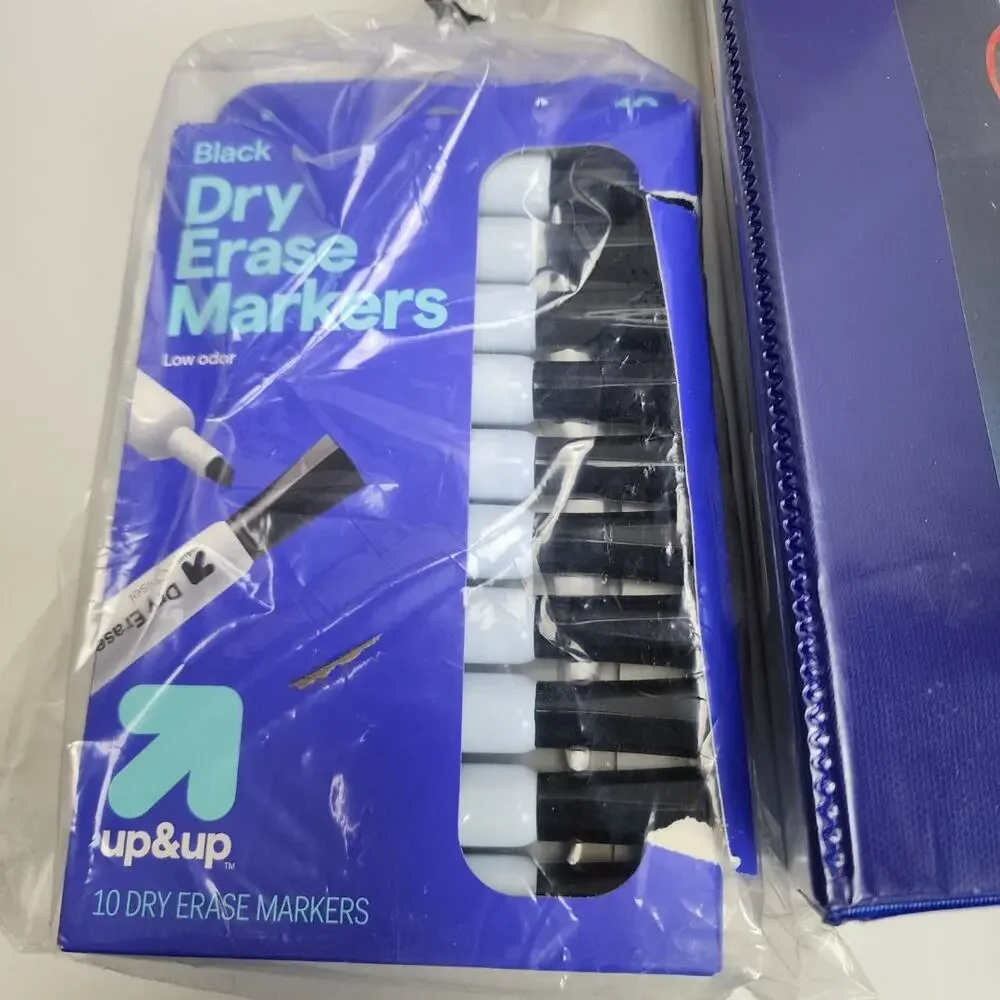Avery Heavy Duty & Zipper Binder Dry Erase Markers & Crayola 64 Colored Pencils